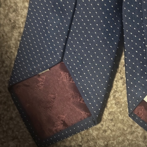 Blue Silk Classic Tie Accessory - Picture 6 of 6